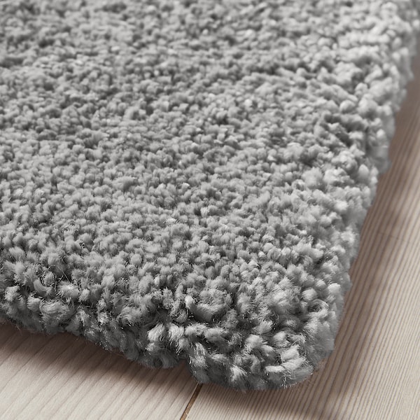 IKEA STOENSE Rug, low pile, medium gray, Length: 4 ' 11 in , IKEA Sale | 25739XPBQ