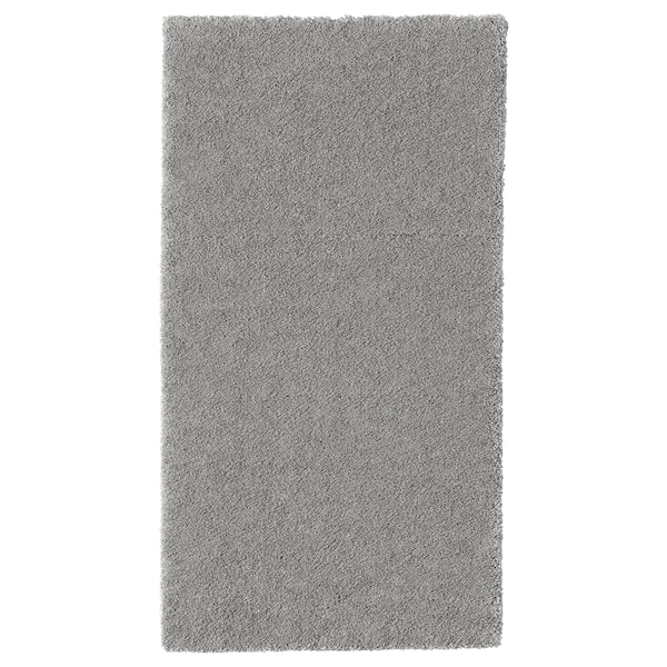 IKEA STOENSE Rug, low pile, medium gray, Length: 4 \' 11 in , IKEA Sale | 25739XPBQ