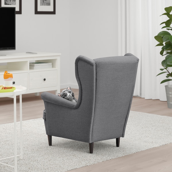 IKEA STRANDMON Children's armchair, Vissle gray , IKEA Sale | 78613BTAO