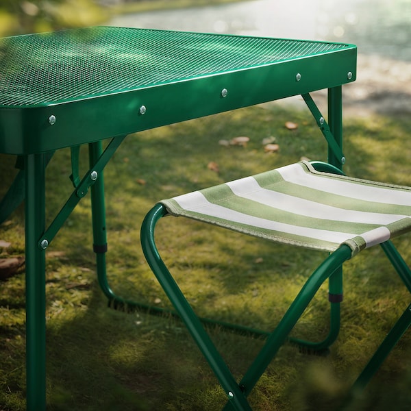 IKEA STRANDÖN folding stool, green , IKEA Sale | 48275ZBPM