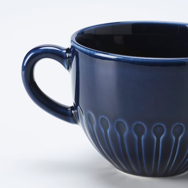 IKEA STRIMMIG mug, stoneware blue, 12 oz , IKEA Sale | 14096SUEM