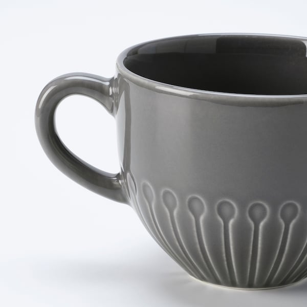 IKEA STRIMMIG mug, stoneware gray, 12 oz , IKEA Sale | 23054NPUY