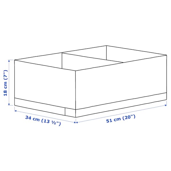 IKEA STUK box with compartments, white, 13 ½x20x7 in , IKEA Sale | 80537VCIT