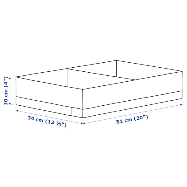 IKEA STUK box with compartments, white, 13 ½x20x4 in , IKEA Sale | 16405ODYM