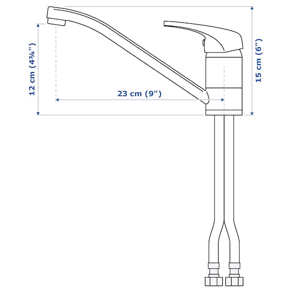 IKEA SUNDSVIK kitchen faucet, chrome plated , IKEA Sale | 78514GODI