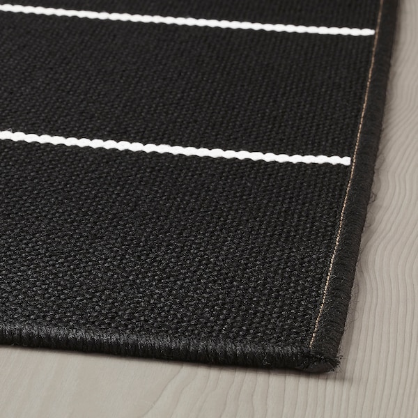 IKEA SVALLERUP rug flatwoven, in/outdoor, black/white, 6'7 inx6'7 in , IKEA Sale | 58109QYAS