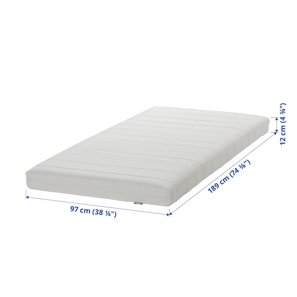 IKEA ÅSVANG foam mattress, medium firm/white, Twin , IKEA Sale | 23109MEUO