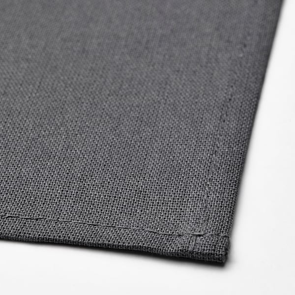 IKEA SVARTSENAP napkin, dark gray, 14x14 in, 4 pack , IKEA Sale | 72895SDXQ