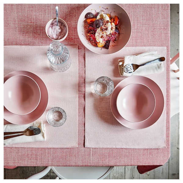 IKEA SVARTSENAP place mat, light pink, 14x18 in , IKEA Sale | 17932WDUV