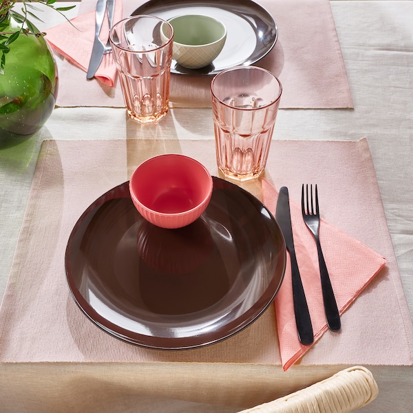 IKEA SVARTSENAP place mat, light pink, 14x18 in , IKEA Sale | 17932WDUV