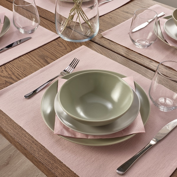 IKEA SVARTSENAP place mat, light pink, 14x18 in , IKEA Sale | 17932WDUV