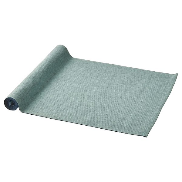 IKEA SVARTSENAP table runner, green-blue, 14x51 in , IKEA Sale | 31576RWSD