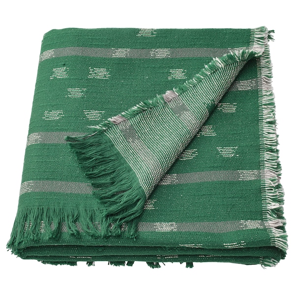 IKEA SVINROT throw, dark green, 51x67 in , IKEA Sale | 14865LJTK