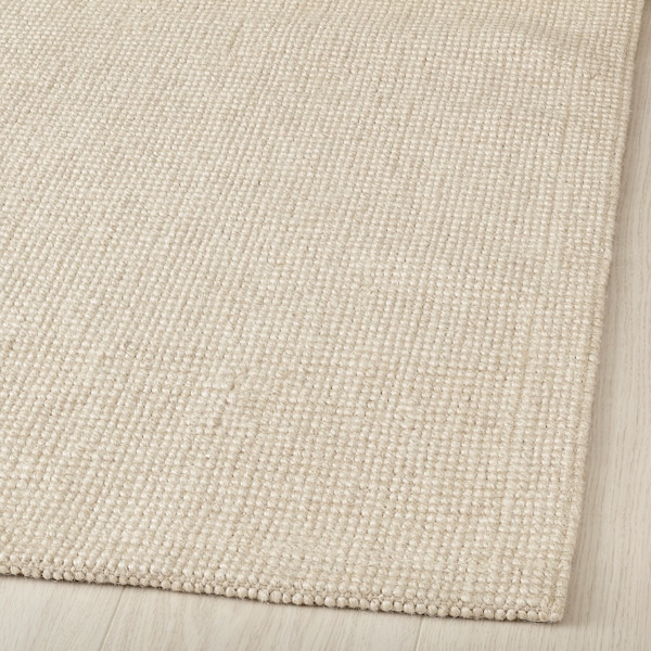 IKEA TELEMAST rug, flatwoven, white, 5'3 inx7'7 in , IKEA Sale | 17586MBEW