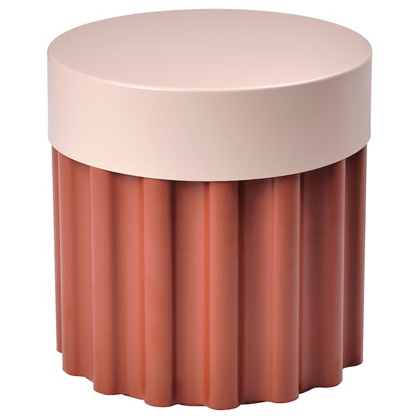 IKEA TESAMMANS side table, red-brown/pink, 14 5/8x14 5/8 in , IKEA Sale | 02687LGXS