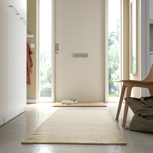 IKEA TIDTABELL rug, flatwoven, beige, 2'7 inx6'7 in , IKEA Sale | 95274VYBG