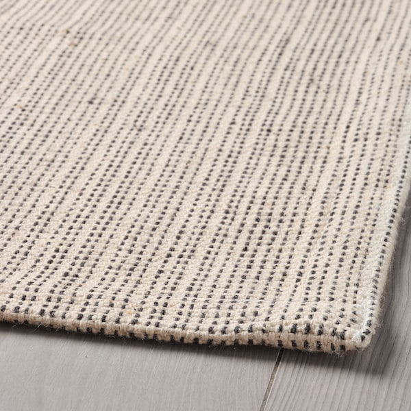 IKEA TIPHEDE rug, flatwoven, natural/black, 3'11 inx5'11 in , IKEA Sale | 07169QPNG