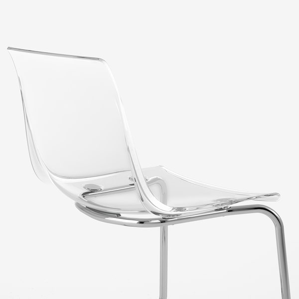 IKEA TOBIAS chair, clear/chrome plated , IKEA Sale | 43197WYPE