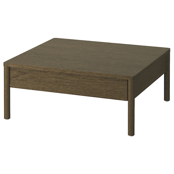 IKEA TONSTAD coffee table, brown stained oak veneer, 33 1/8x32 1/4 in , IKEA Sale | 61320ANLH