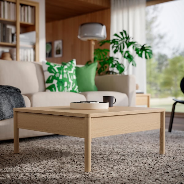 IKEA TONSTAD coffee table, oak veneer, 33 1/8x32 1/4 in , IKEA Sale | 53984VXMR