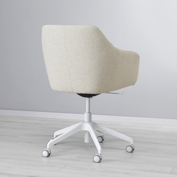 IKEA TOSSBERG / LÅNGFJÄLL conference chair, Gunnared beige/white , IKEA Sale | 92450UCOH