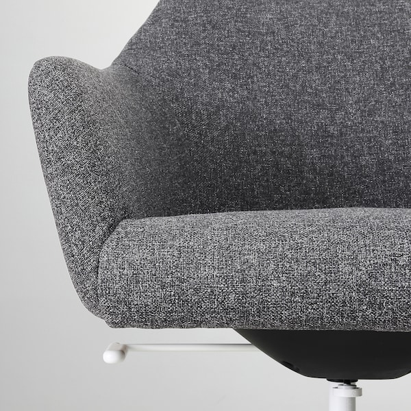 IKEA TOSSBERG / LÅNGFJÄLL conference chair, Gunnared dark gray/white , IKEA Sale | 58231JWMA