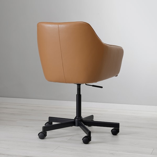 IKEA TOSSBERG / MALSKÄR swivel chair, Grann light brown/black , IKEA Sale | 08751ARFZ