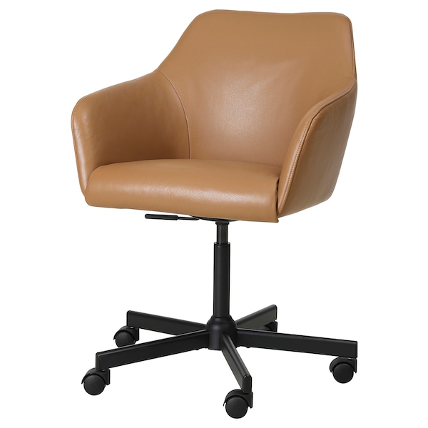 IKEA TOSSBERG / MALSKÄR swivel chair, Grann light brown/black , IKEA Sale | 08751ARFZ