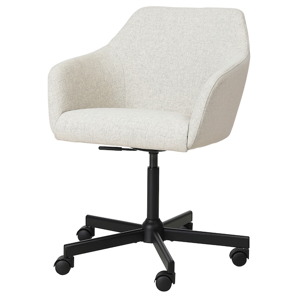 IKEA TOSSBERG / MALSKÄR swivel chair, Gunnared beige/black , IKEA Sale | 09814RMGQ