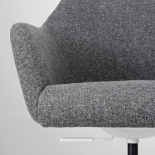 IKEA TOSSBERG / MALSKÄR swivel chair, Gunnared dark gray/white , IKEA Sale | 80914SDGA