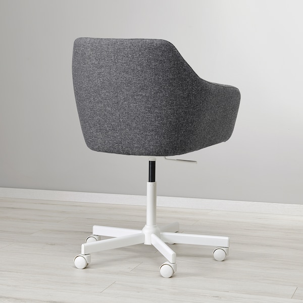 IKEA TOSSBERG / MALSKÄR swivel chair, Gunnared dark gray/white , IKEA Sale | 80914SDGA