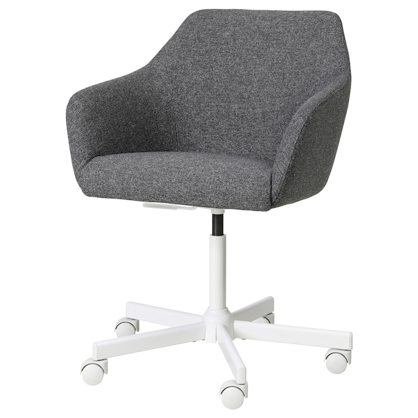 IKEA TOSSBERG / MALSKÄR swivel chair, Gunnared dark gray/white , IKEA Sale | 80914SDGA