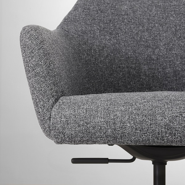 IKEA TOSSBERG / MALSKÄR swivel chair, Gunnared dark gray/black , IKEA Sale | 80719JHOV