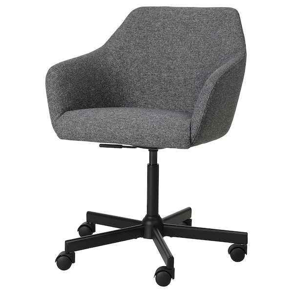 IKEA TOSSBERG / MALSKÄR swivel chair, Gunnared dark gray/black , IKEA Sale | 80719JHOV