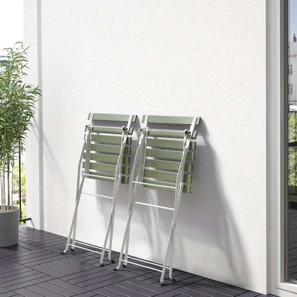 IKEA TÄRNÖ chair, outdoor, foldable white/green , IKEA Sale | 62853PXRG