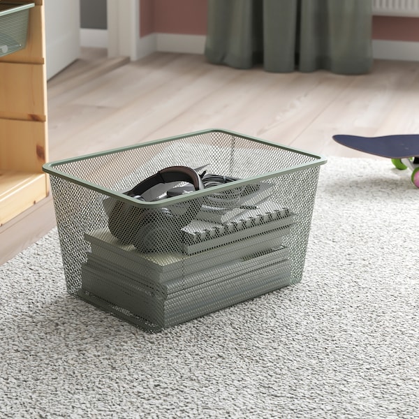 IKEA TROFAST mesh storage box, light green-gray, 16 1/2x11 3/4x9 in , IKEA Sale | 24658GAUK