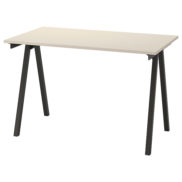 IKEA TROTTEN desk, beige/anthracite, 47 1/4x27 1/2 in , IKEA Sale | 16794NLVG