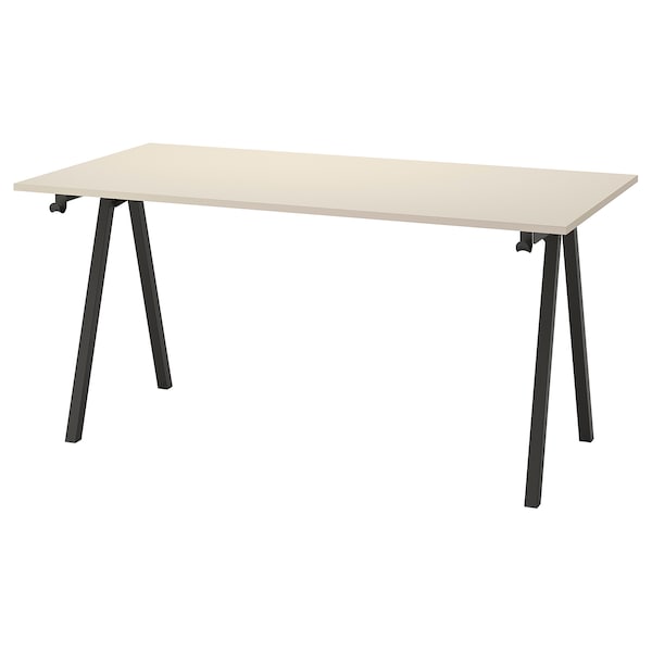 IKEA TROTTEN desk, beige/anthracite, 63x31 1/2 in , IKEA Sale | 45162JARU