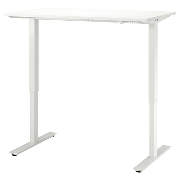 IKEA TROTTEN desk sit/stand, white, 47 1/4x27 1/2 in , IKEA Sale | 81596QHBG