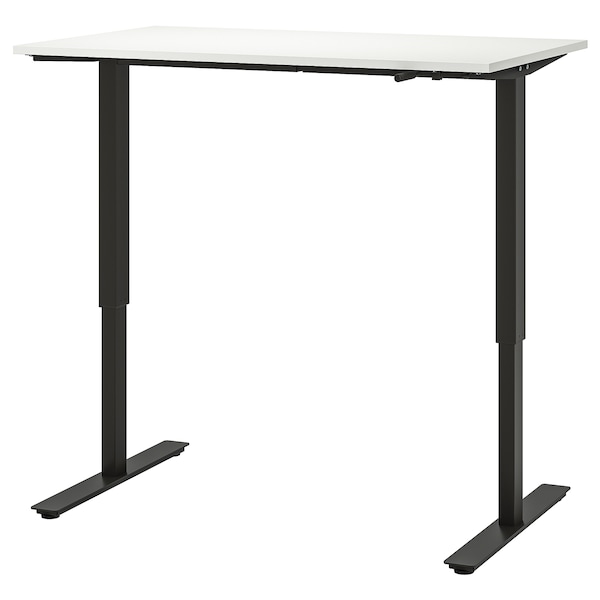 IKEA TROTTEN desk sit/stand, white/anthracite, 47 1/4x27 1/2 in , IKEA Sale | 12963KLNA