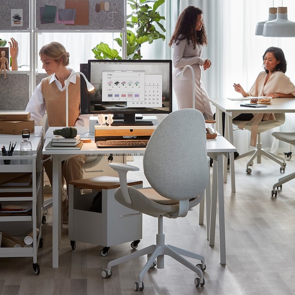 IKEA TROTTEN desk, white, 47 1/4x27 1/2 in , IKEA Sale | 94528QYVL