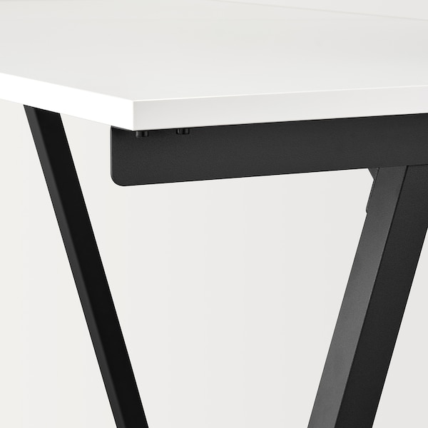 IKEA TROTTEN desk, white/anthracite, 63x31 1/2 in , IKEA Sale | 50129NFZL