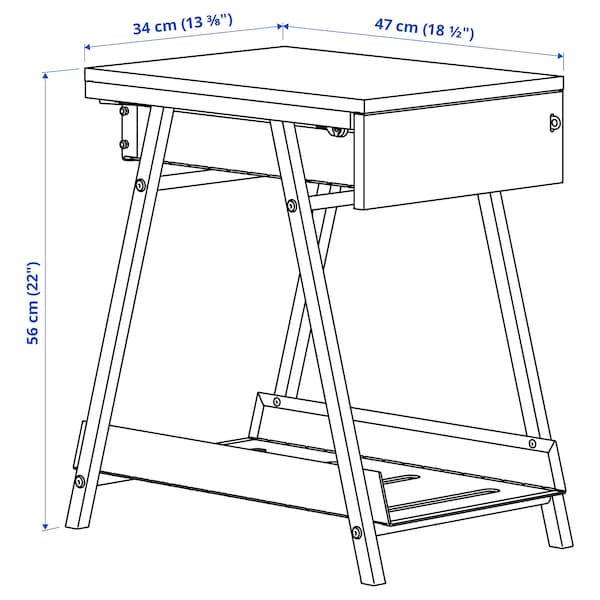 IKEA TROTTEN drawer unit, anthracite, 13 3/8x22 in , IKEA Sale | 64590BEJO