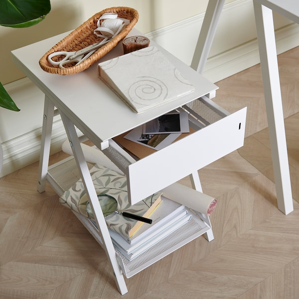 IKEA TROTTEN drawer unit, white, 13 3/8x22 in , IKEA Sale | 89732GTQD