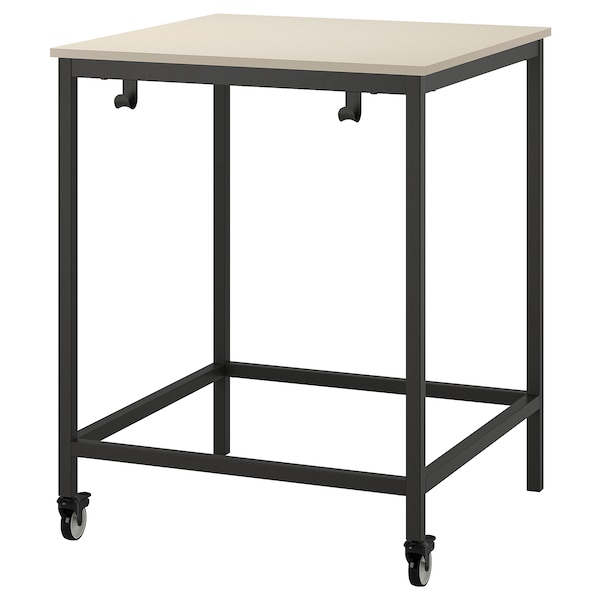 IKEA TROTTEN table, beige/anthracite, 31 1/2x31 1/2 in , IKEA Sale | 89623NDFQ