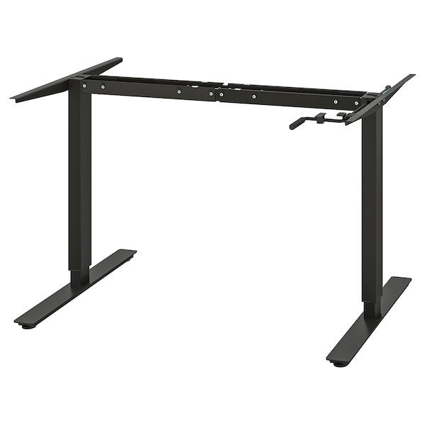 IKEA TROTTEN underframe sit/stand f table top, anthracite, 47 1/4/63 in , IKEA Sale | 89406QKBL