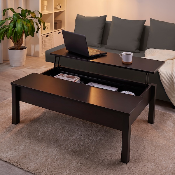 IKEA TRULSTORP Coffee table, black-brown, 45  1/4x27  1/2 in , IKEA Sale | 83579CYIB