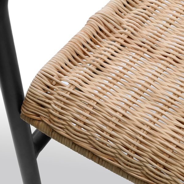 IKEA ULRIKSBERG armchair, rattan/anthracite , IKEA Sale | 21095VRGM