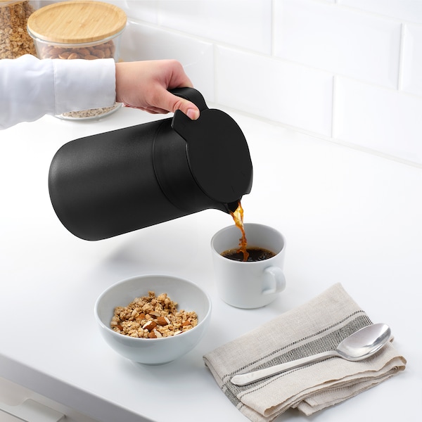 IKEA UNDERLÄTTA Vacuum flask, black , IKEA Sale | 89047KJFA