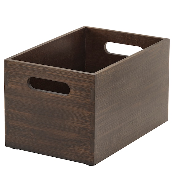 IKEA UPPDATERA storage box, dark bamboo, 6 ¼x9 ½x6 in , IKEA Sale | 01896YEKR